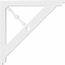 Ekena Millwork Artisan Architectural Grade PVC Bracket, 5/8"W X 12"D X 12"H BKTP01X12X12AR - alternate 4
